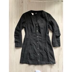 Gap Barrel Sleeve Denim Mini Dress Size S